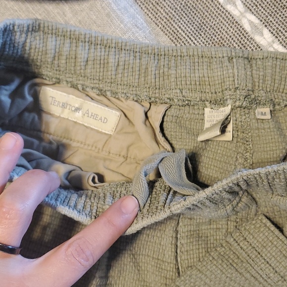 Territory Ahead Cotton Medium sage green pants - Picture 4 of 5
